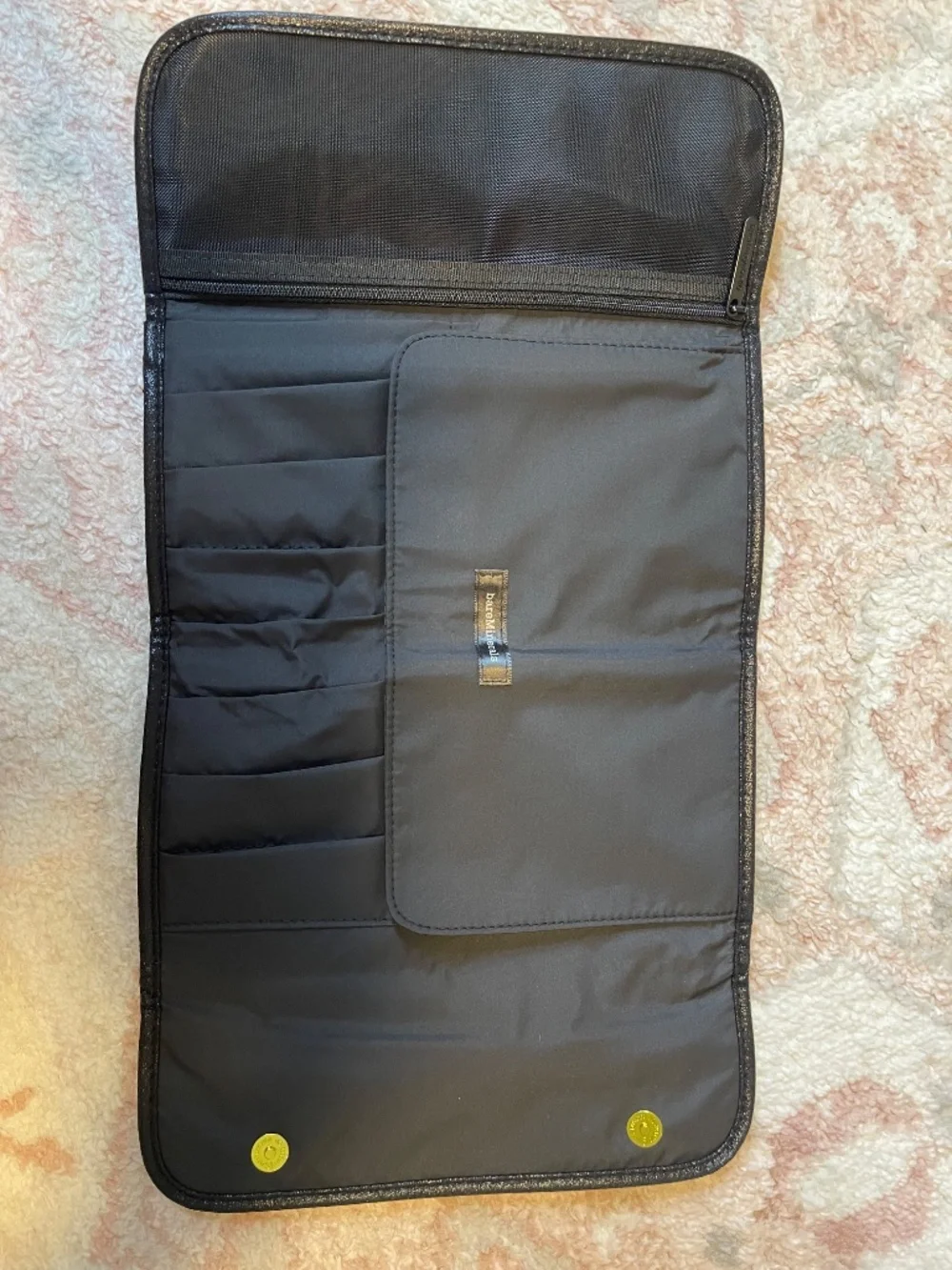 bareMinerals Makeup Brush Roll Storage Clutch